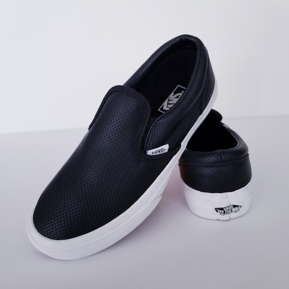 boys white leather vans